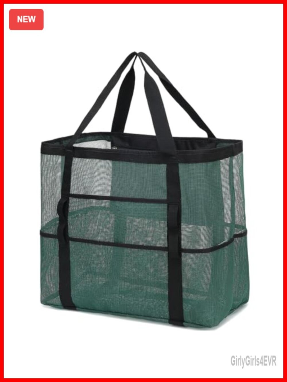 Large Mesh Beach Bag Women Oversized Tote Swim Pool Bags Quick Dry Sandproof